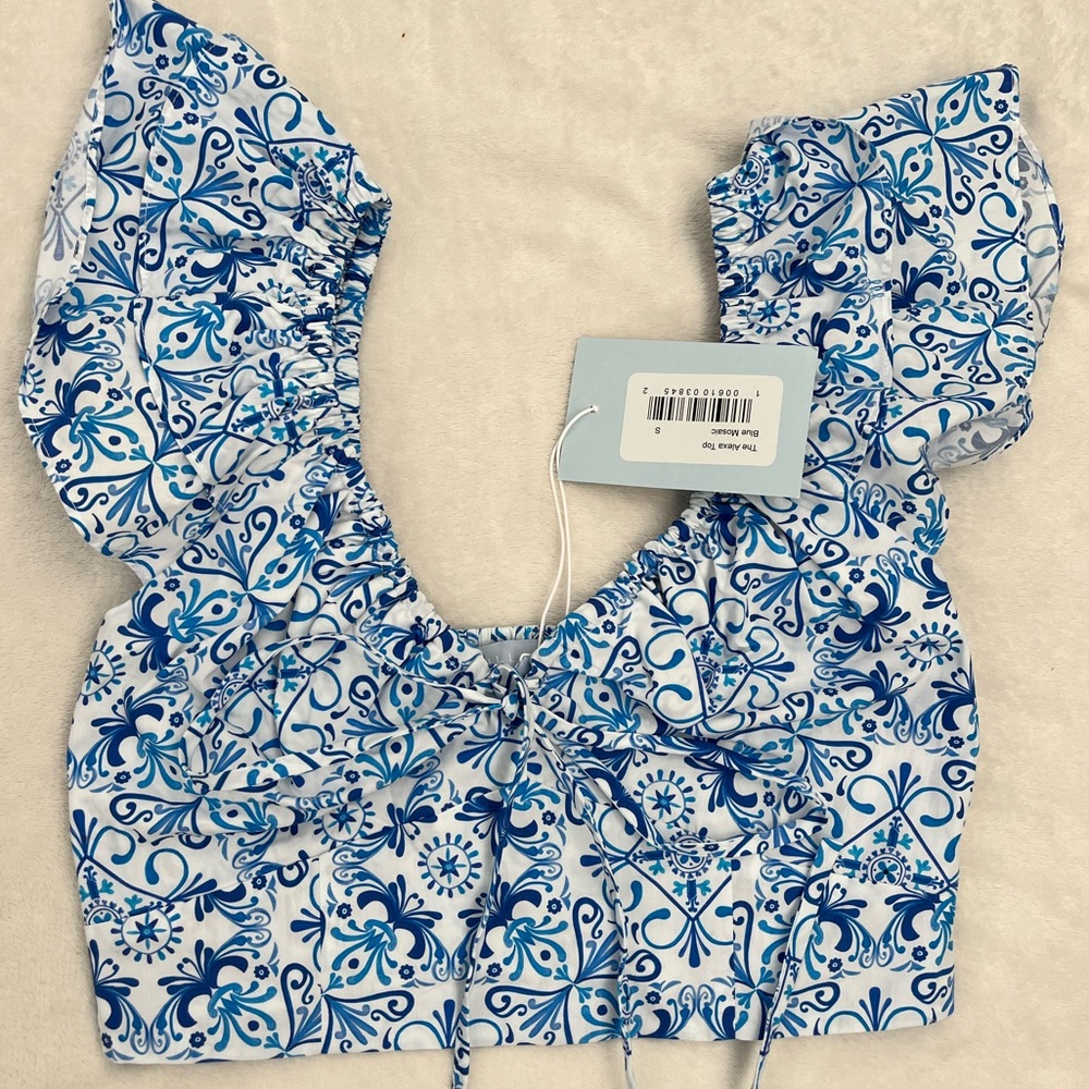 Hill house MosaicBlue Top